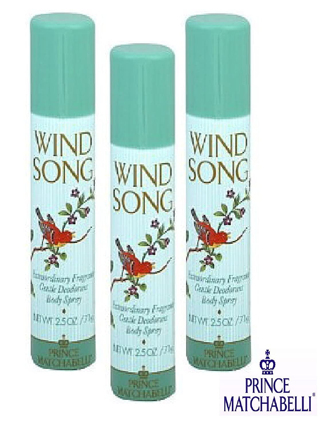 Wind Song by Prince Matchabelli Deodorant Spray 2.5 oz for Women