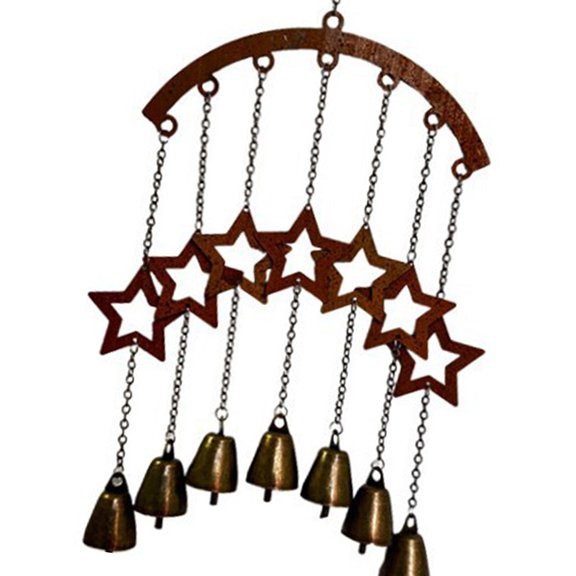 Wind Sound Wrought Iron Crafts Suitable for Balcony Courtyard Outdoor Garden Decoration Decorative Create Soothing