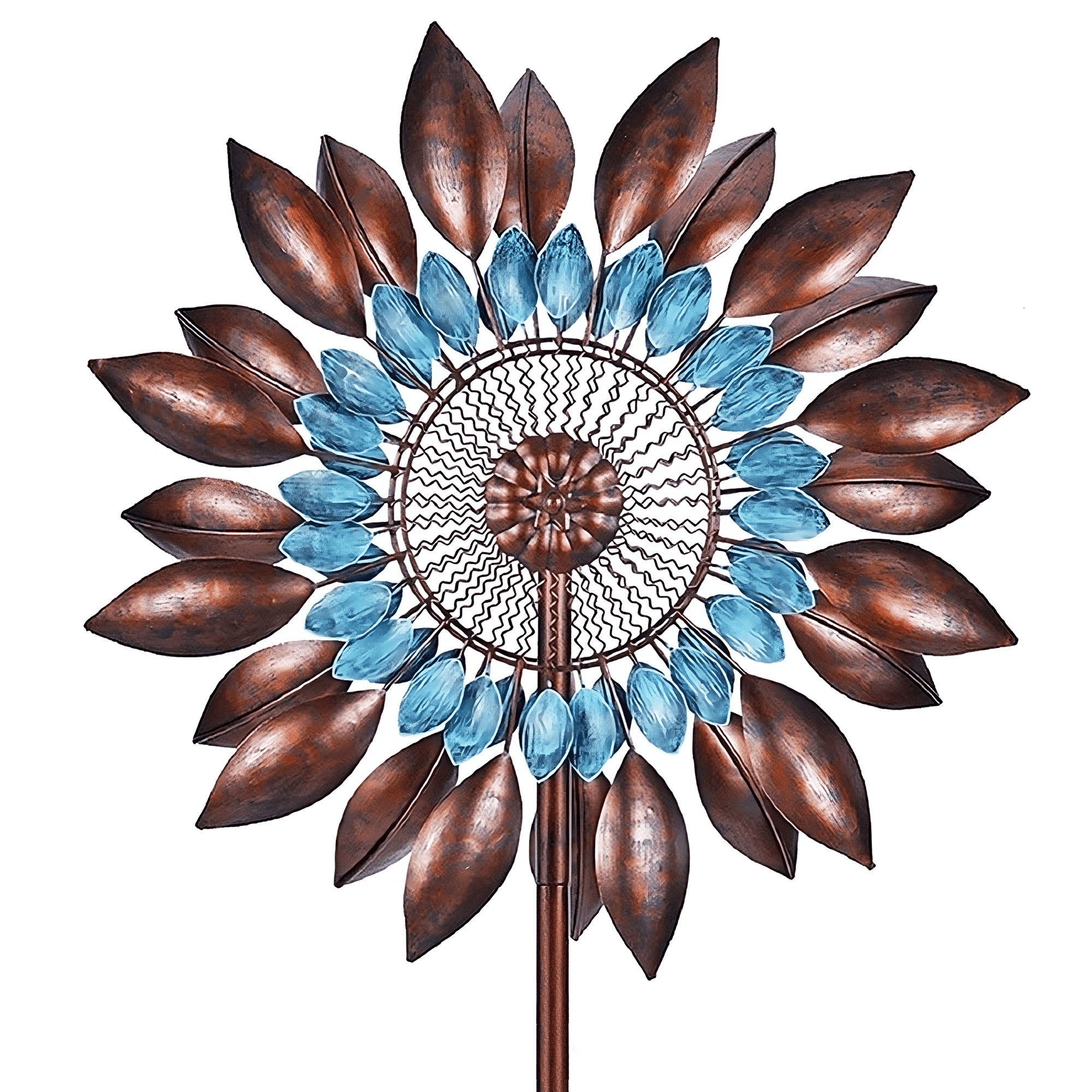 Wind Spinner, 84 inch Stainless Steel Wind Spinners, Bronze Colored