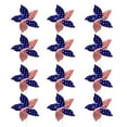 thumbnail image 1 of Wind Spinners Outdoor, 12Pcs American Flag Patriotic Pinwheels Red White and Blue Decorations, Garden Wind Spinners Patriotic Outdoor Decor Windmills for Yard Garden, Party Supplies, Memorial Day, 1 of 4