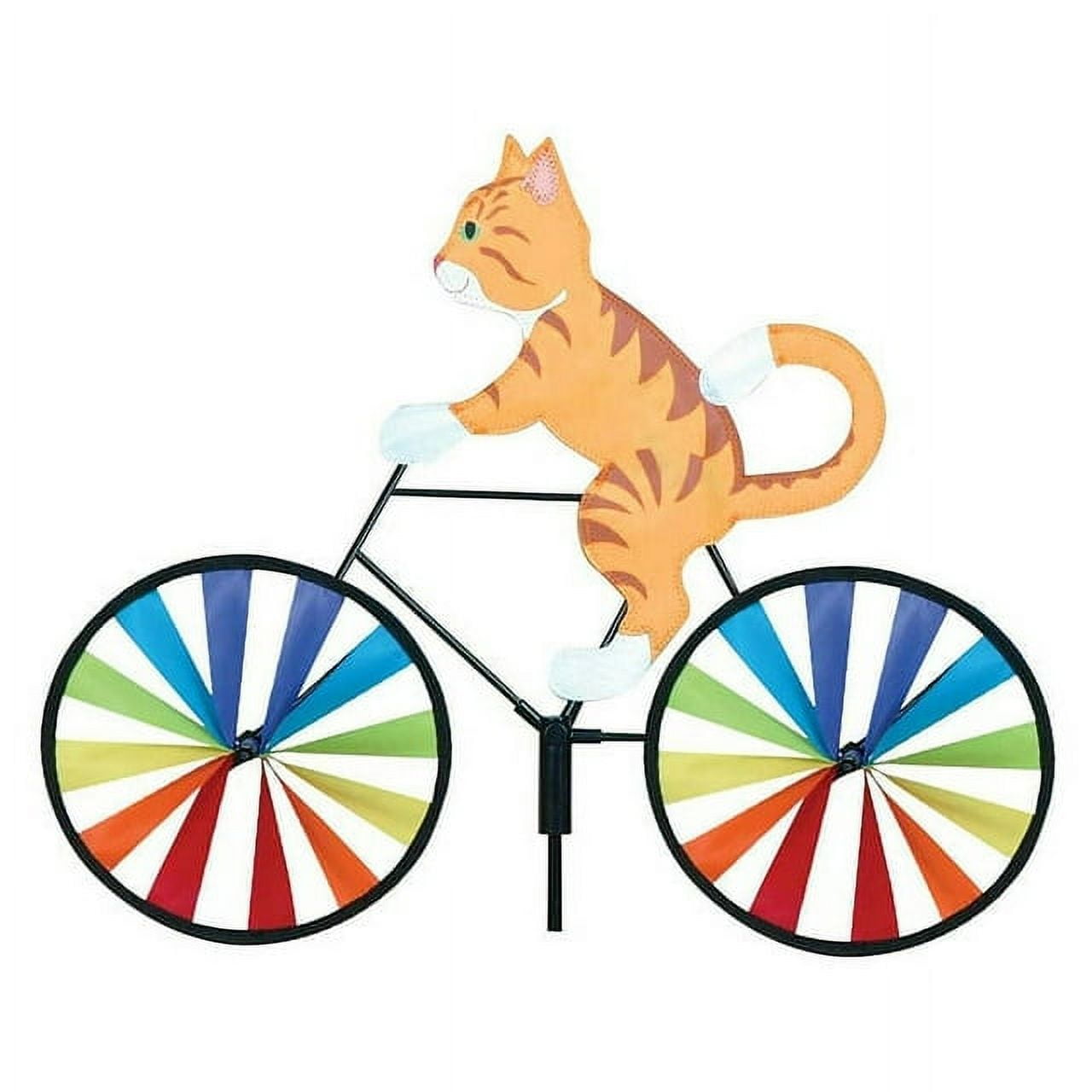 Wind Spinners Outdoor, 3D Animal Riding Bike Windmill, Innovative