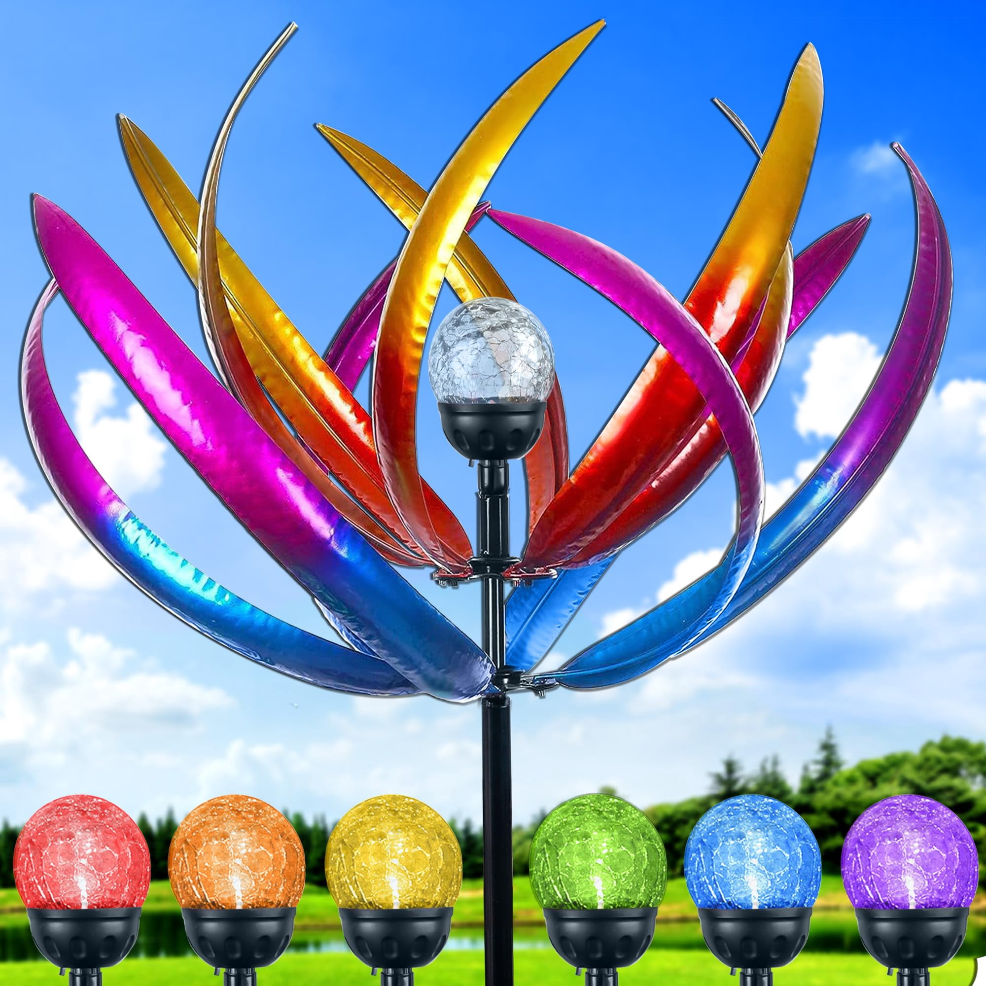 Wind Spinners Outdoor for DHF10 Yard and Garden - Wind Sculptures