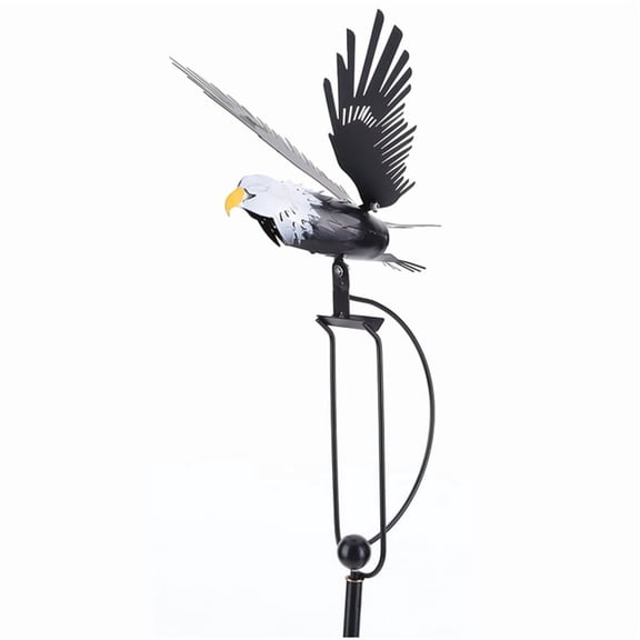 Wind Spinners for Yard and Garden Rocking Eagle Decorations, Outdoor Metal Windmills Lawn Ornaments Wind Sculptures