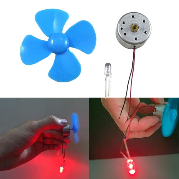 Wind Turbine Generator Kit Student Experimental Teaching DIY Handmade