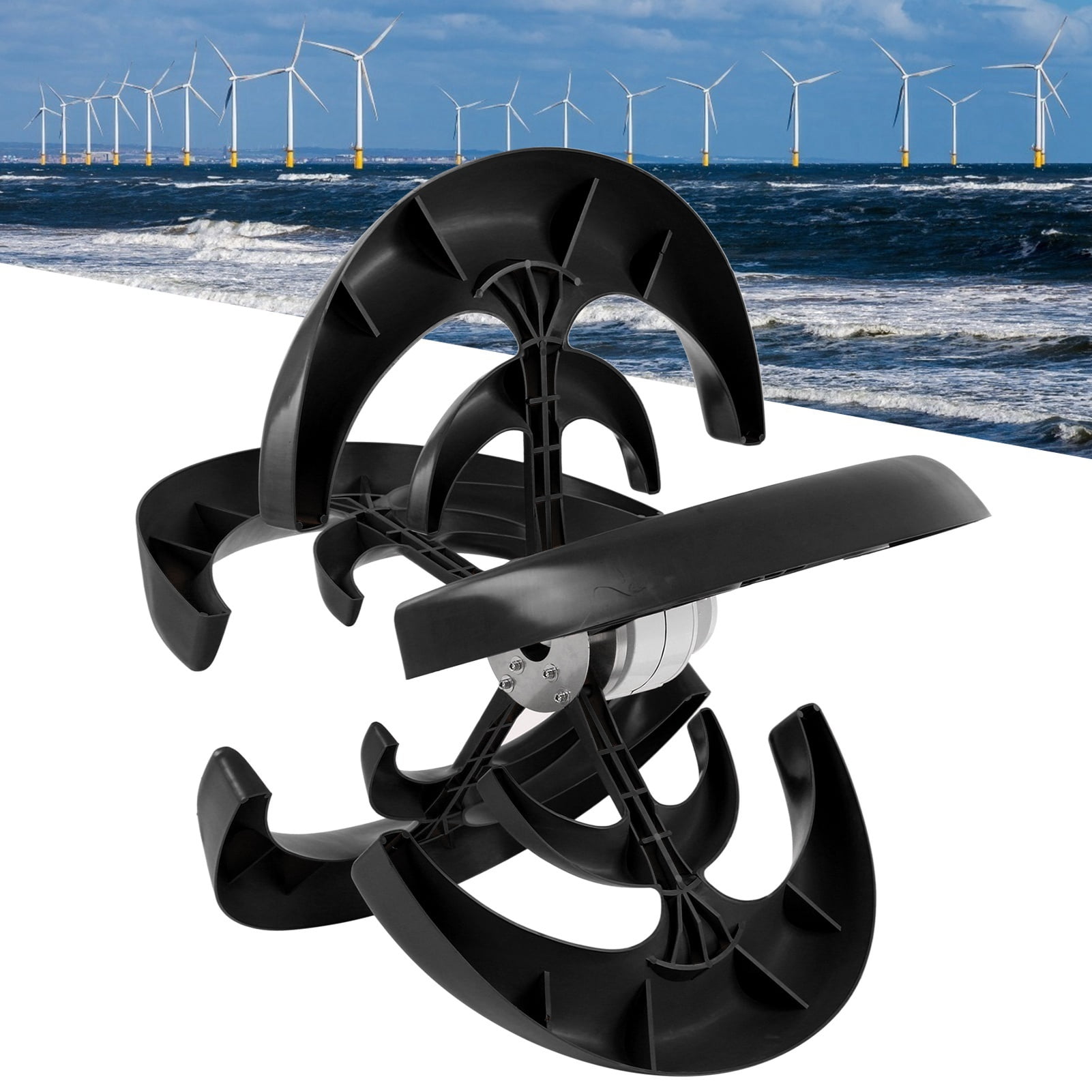 Wind Turbines Kit, 45M/S Safe Wind Speed Wind Generator Convenient To