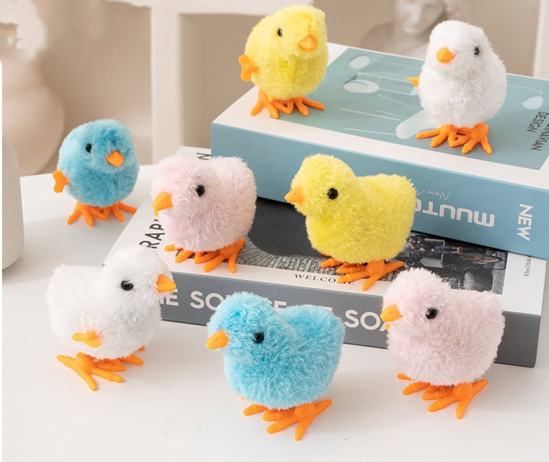 Wind Up Chicken Toy, Pack of 8 Chicken Toys Gift for Little Boy and