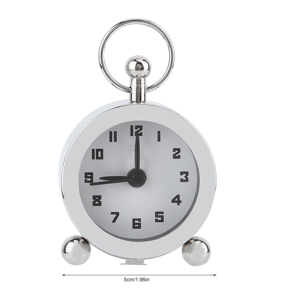 Wind Up Clock,5CM Silent Soft Wake Up Alarm Clock Children Wake Up