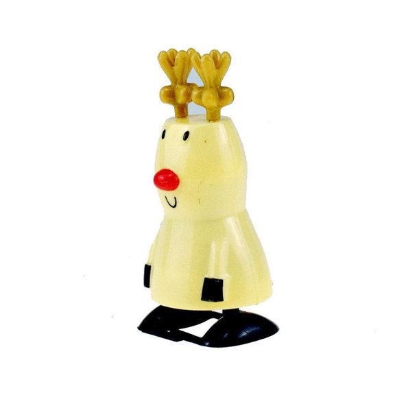 Wind Up Clockwork Decorative Gift, Funny Walking Mechanical Collectible Ornament, Novelty Desk Figurine Gift for Christmas and Holiday Decor