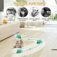 thumbnail image 1 of Wind Up Clockwork Mouse Cat Toy, Flocking Simulation Mouse Interactive Cat Toys for Indoor Self Play to Relieve Boredom,Green, 1 of 6