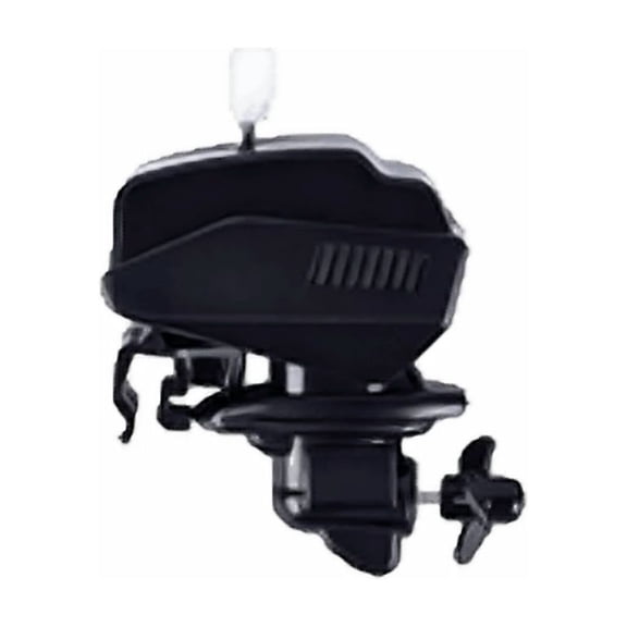 Wind-Up Cup Clip Stirrer Mini Outboard Motor Shaped Spring Mechanical Powder Mixer Spinning Blending Gadget for Protein Milk Cocoa Powder Drinks Home Office Travel(White)