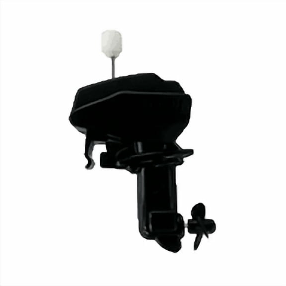 Wind-Up Cup Clip Stirrer Mini Outboard Motor Shaped Spring Mechanical Powder Mixer Spinning Blending Gadget for Protein Milk Cocoa Powder Drinks Home Office Travel(Black)