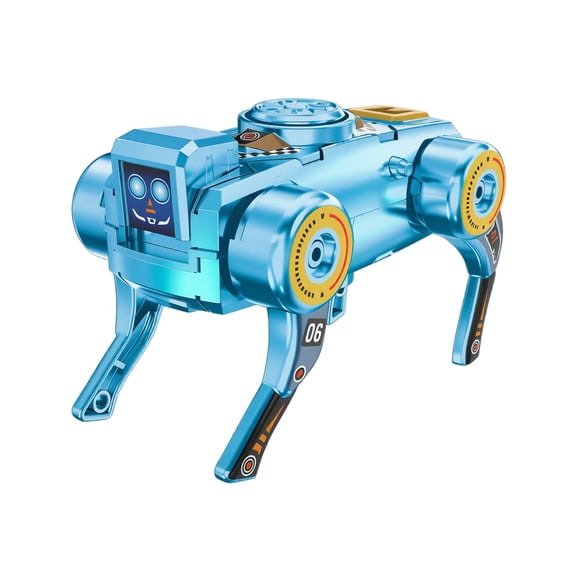 Wind-Up Mecha Pup Robot Toy, Transforming Mechanical Puppy Toy, Interactive Robot Figurine, Fun Clockwork Walking Toy Gift