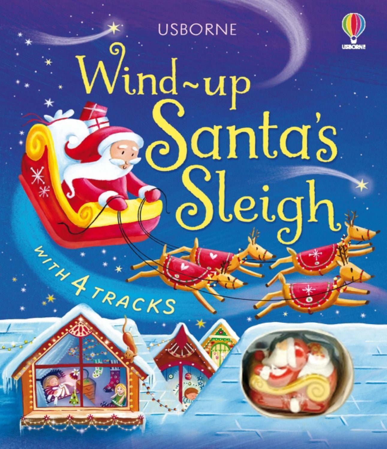 WindUp Santa's Sleigh (Board Book) Walmart Business Supplies