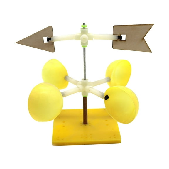 Wind Vane Weather Science Kit, Diy Wooden Model Educational Stem Project For Meteorology Experiment