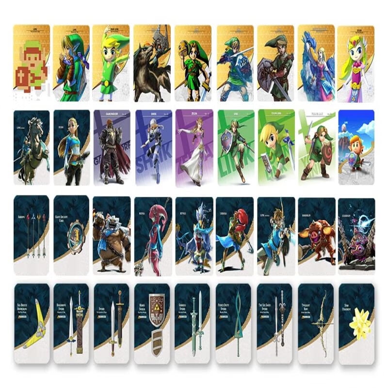 Wind Waker Link Amiibo Nfc Chip, With Another 37pcs Amiibo Nfc Chip Of 