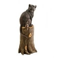 thumbnail image 1 of Wind & Weather Cat and Mouse on a Stump Garden Sculpture, 1 of 2