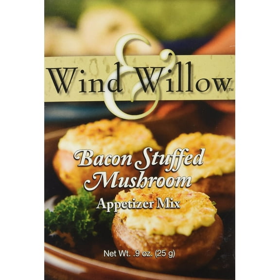 Wind & Willow Bacon Stuffed Mushroom Cheeseball & Appetizer Mix