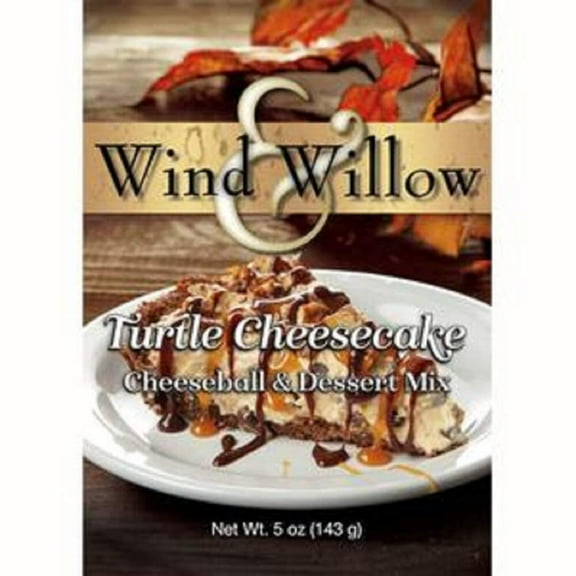 Wind & Willow Turtle Cheesecake - Cheeseball & Desert Mix - 5 OZ -Add Cream Cheese & Butter