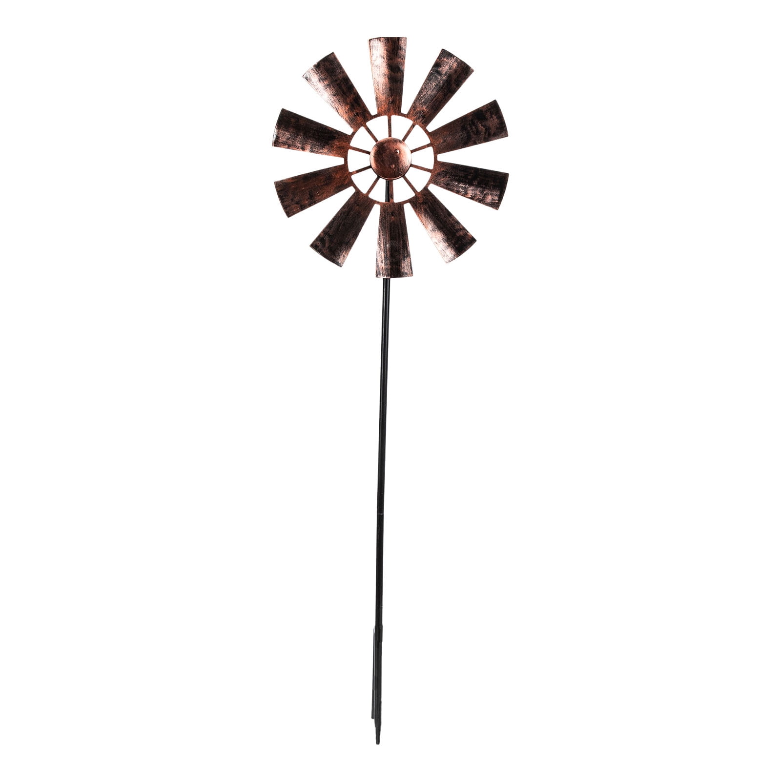Wind Windmill Yard Garden Metal Decor Pinwheels Pinwheel Stake Spinners Decorative Modern