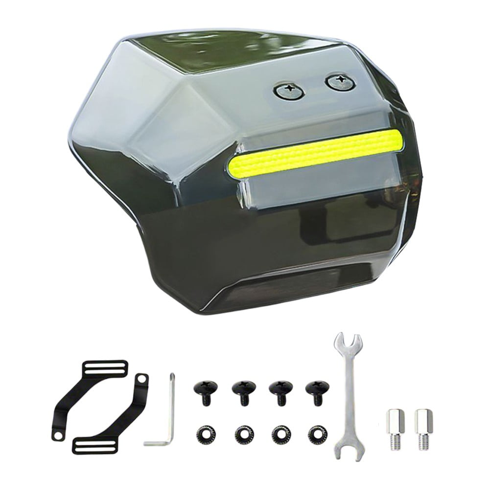 Wind and Rain Protection for Motorcycle Handlebars on Electric Bicycle