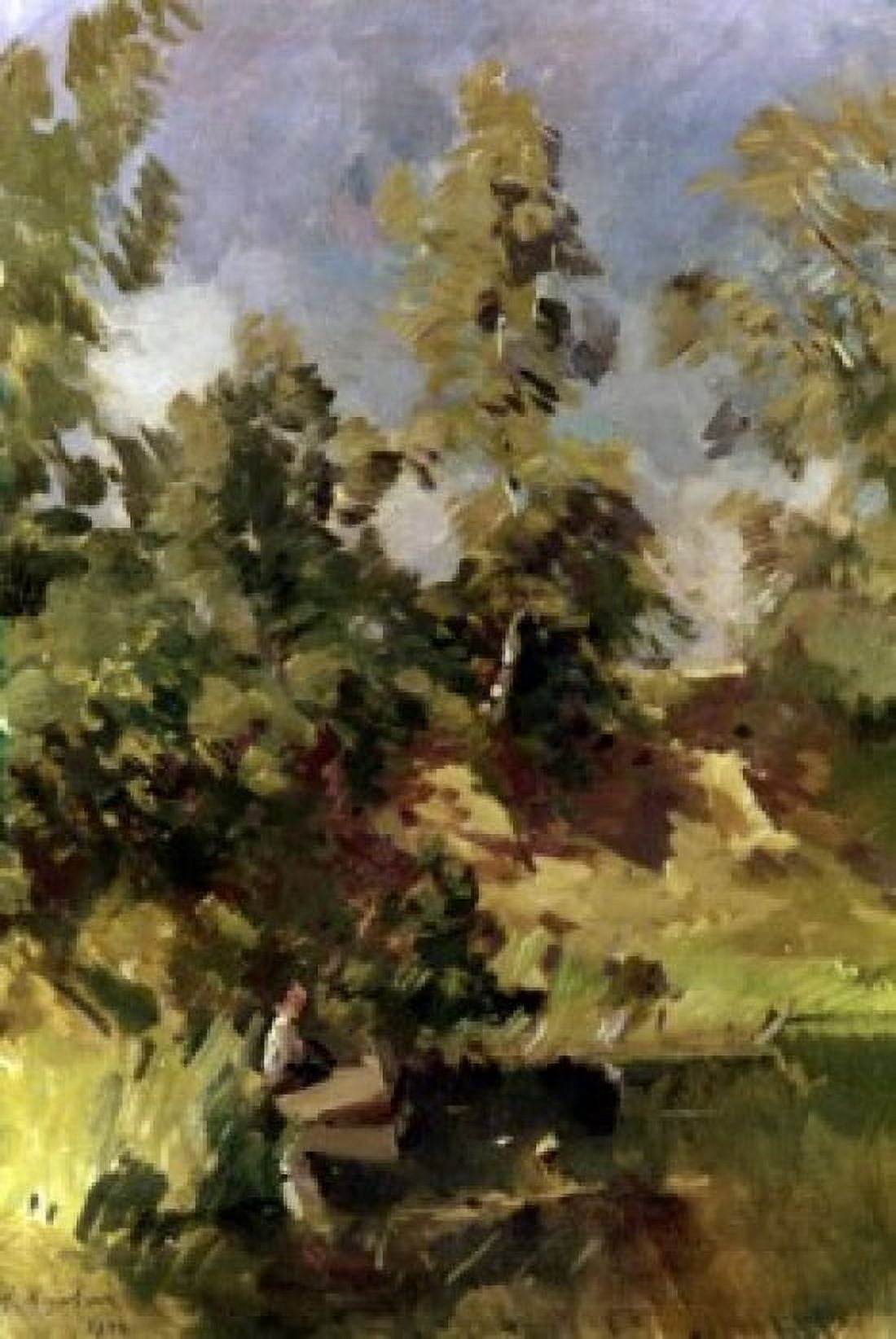 Wind by Konstantin Alekseevic Korovin 1916 1861-1939 Canvas Art - Konstantin Alekseevic Korovin (18 x 24)