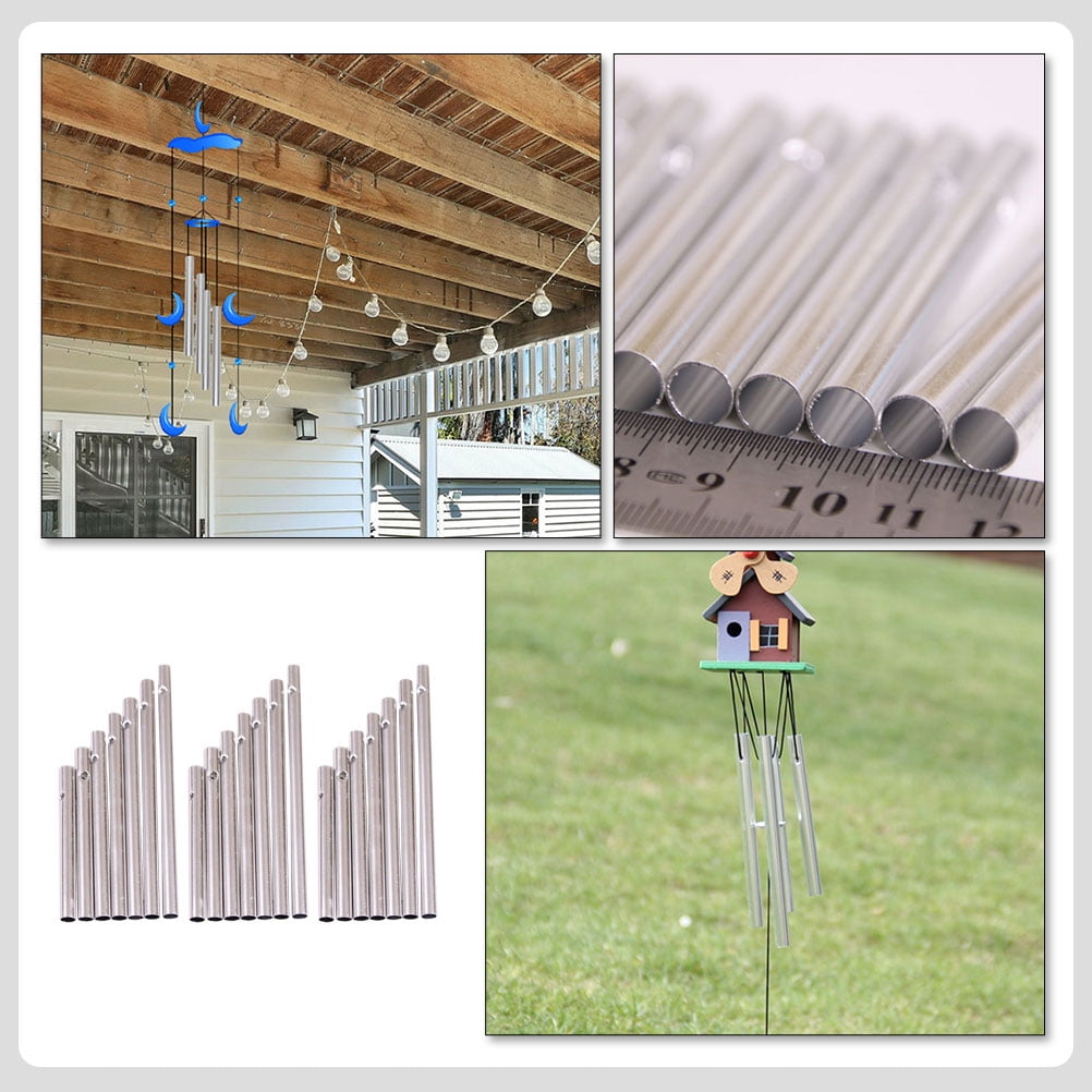 Wind chime tube diy 21PCS Different Length Wind Chime Tubes DIY Aluminium Tone Empty Tubes Pipe