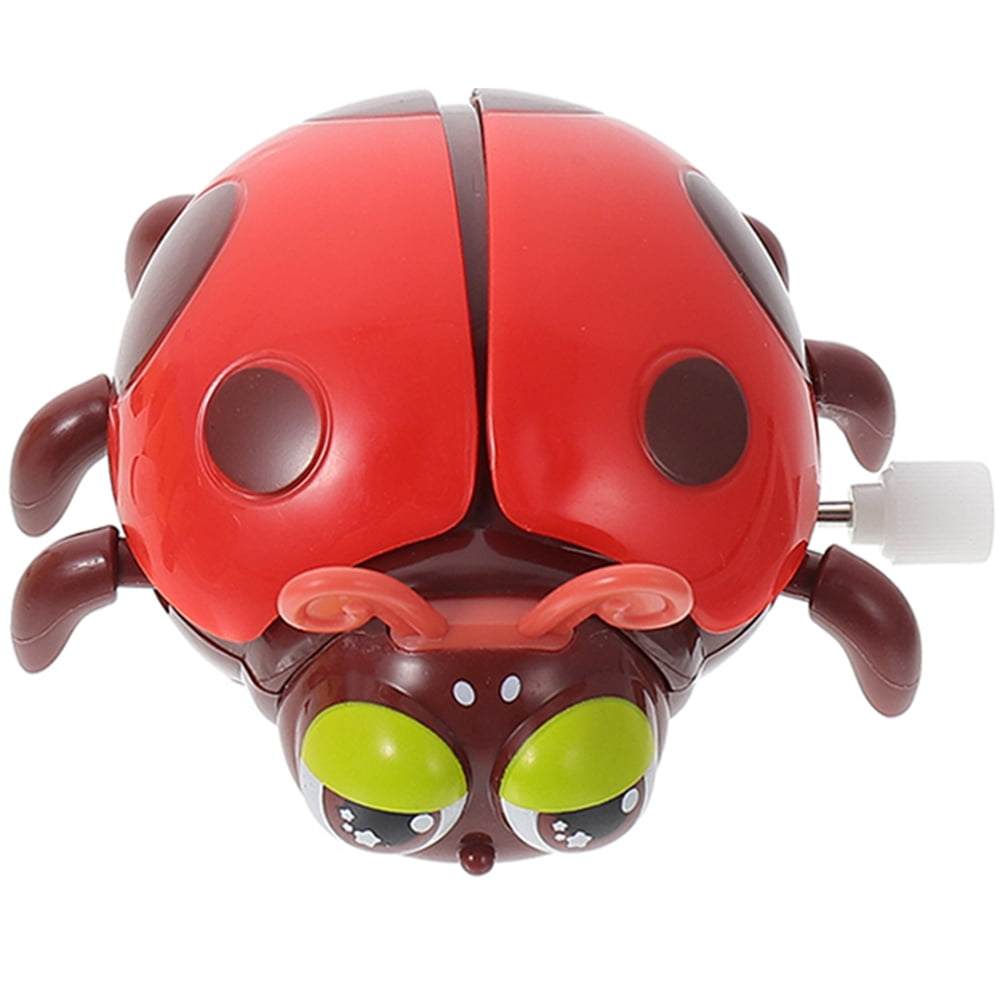 Wind up Ladybug Toy Animal Toys Kids Bath Insect Shape Windup Plastic