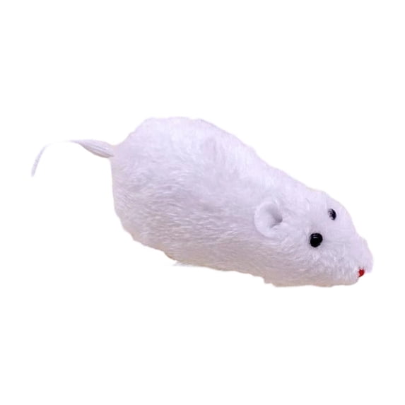 Wind-up Simulation Mouse Cat Toy, Interactive Moving Mouse for Indoor Cats, Clockwork Pet Self-Play Toy