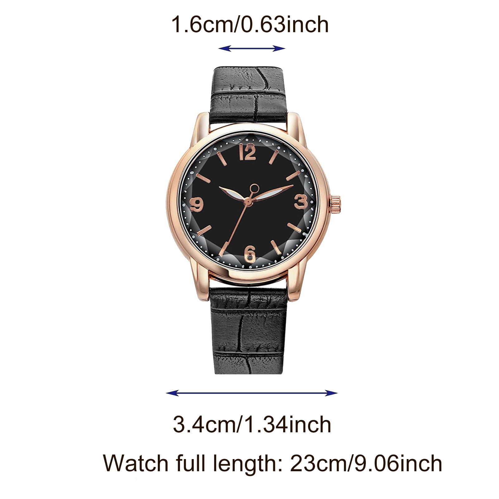 Wind up Watch Hard Work Twocolor Dial Quartz Ladies Watch Belt Watch