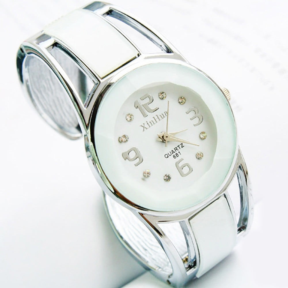 Wind Up Watches For Women No Battery Womens Alloy Band Quartz Analog