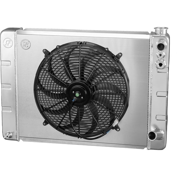 WindChill LS 3-Row Radiator, Shroud/Fan, 31x19