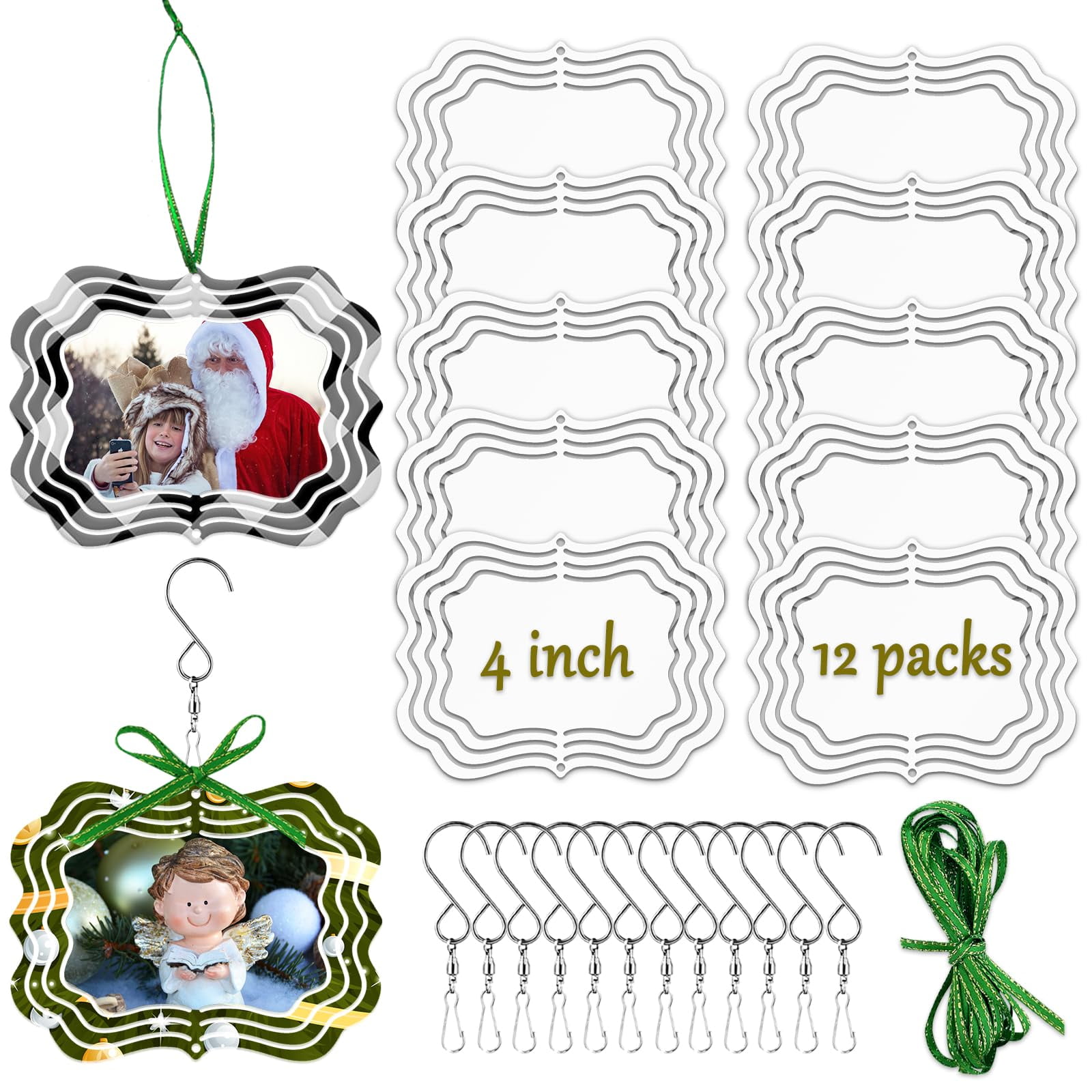 12x Windspinner Aus Aluminium - Personalisierbare Garten-Deko