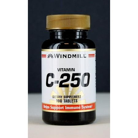 WindMill Vitamin C 250 Dietary Supplement Support Immune System, 100 ct