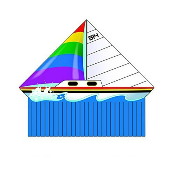 WindNSun Delta Xt Wide Polyester Ripstop Sailboat Delta Kite, 54 inches