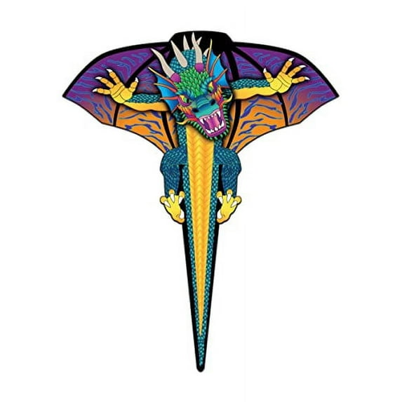 WindNSun Supersize 2-D Dragon Ripstop Nylon Dragon Kite, 65 Inches Tall