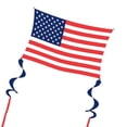 thumbnail image 1 of WindNSun Supersized Nylon Kite with String, Handle and SkyTails (USA Flag), 1 of 1