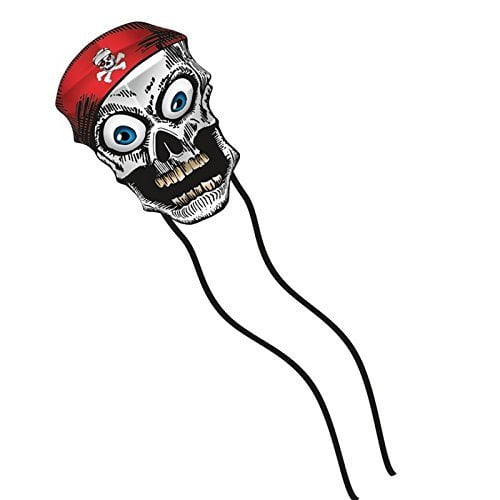 WindNSun Wiggle Nylon Motion Kite, Skull