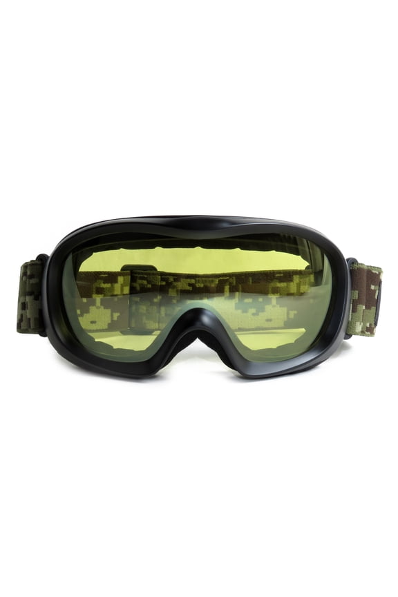 ATV Sports Off-Road Black Goggle with Camo Strap