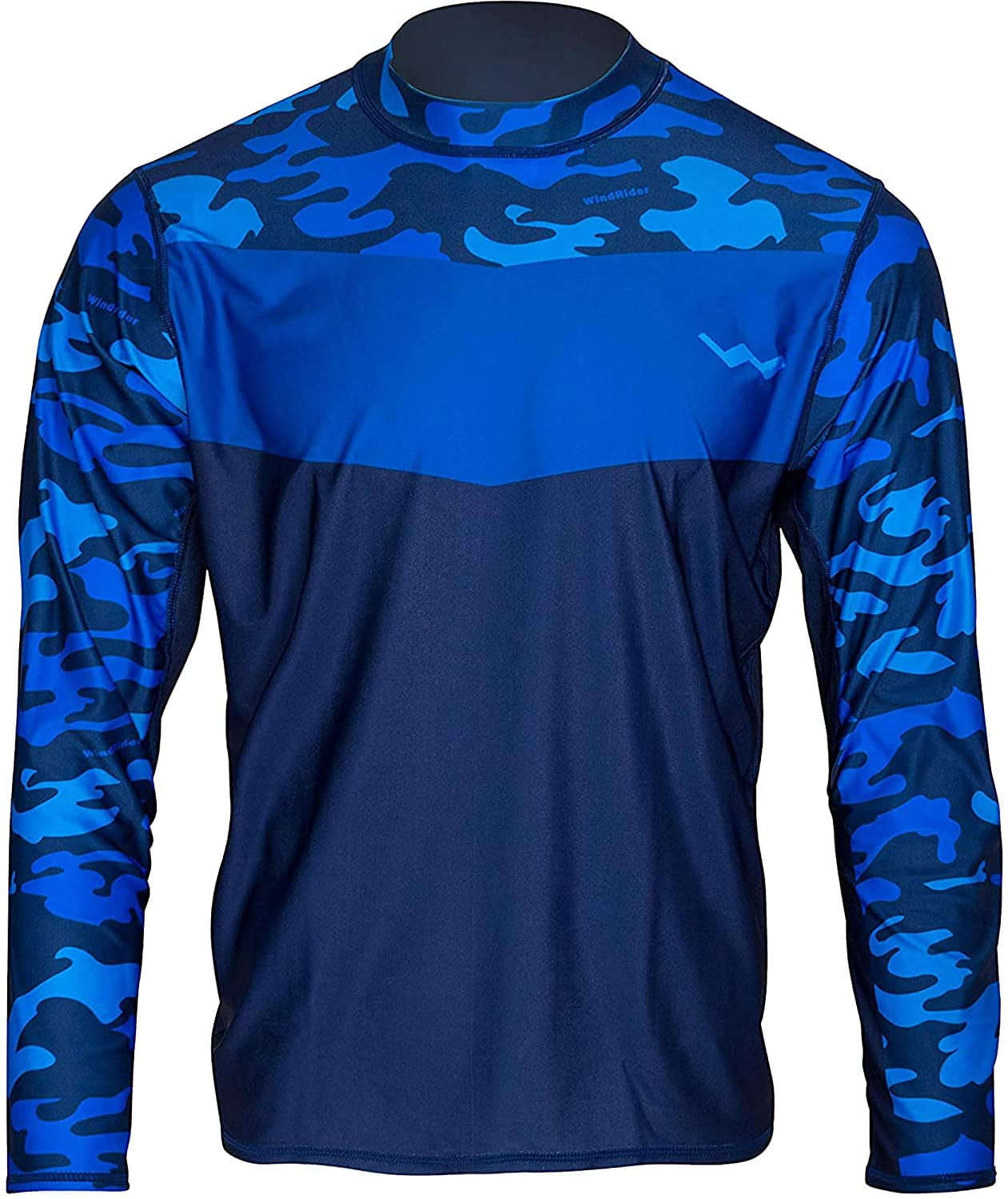 WindRider Long Sleeve Fishing Shirts for Men UPF 50+ Sun Protection with Mesh  Sides Stain Resistant and Moisture Wicking 