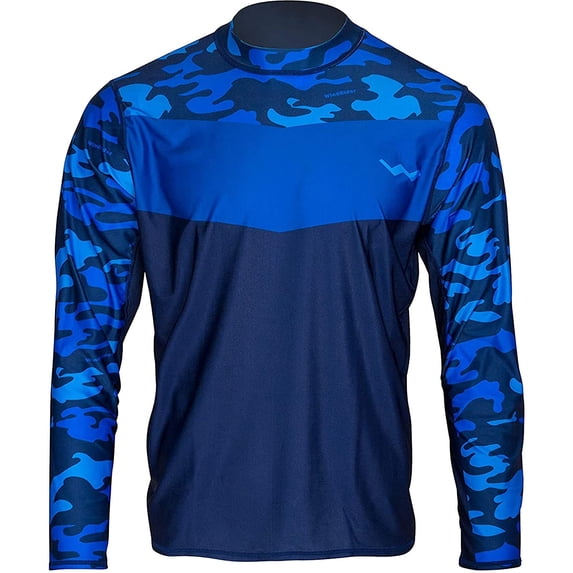 WindRider Long Sleeve Men's Fishing Shirt, UPF 50+ Sun Protection, Stain Resistant, Moisture Wicking