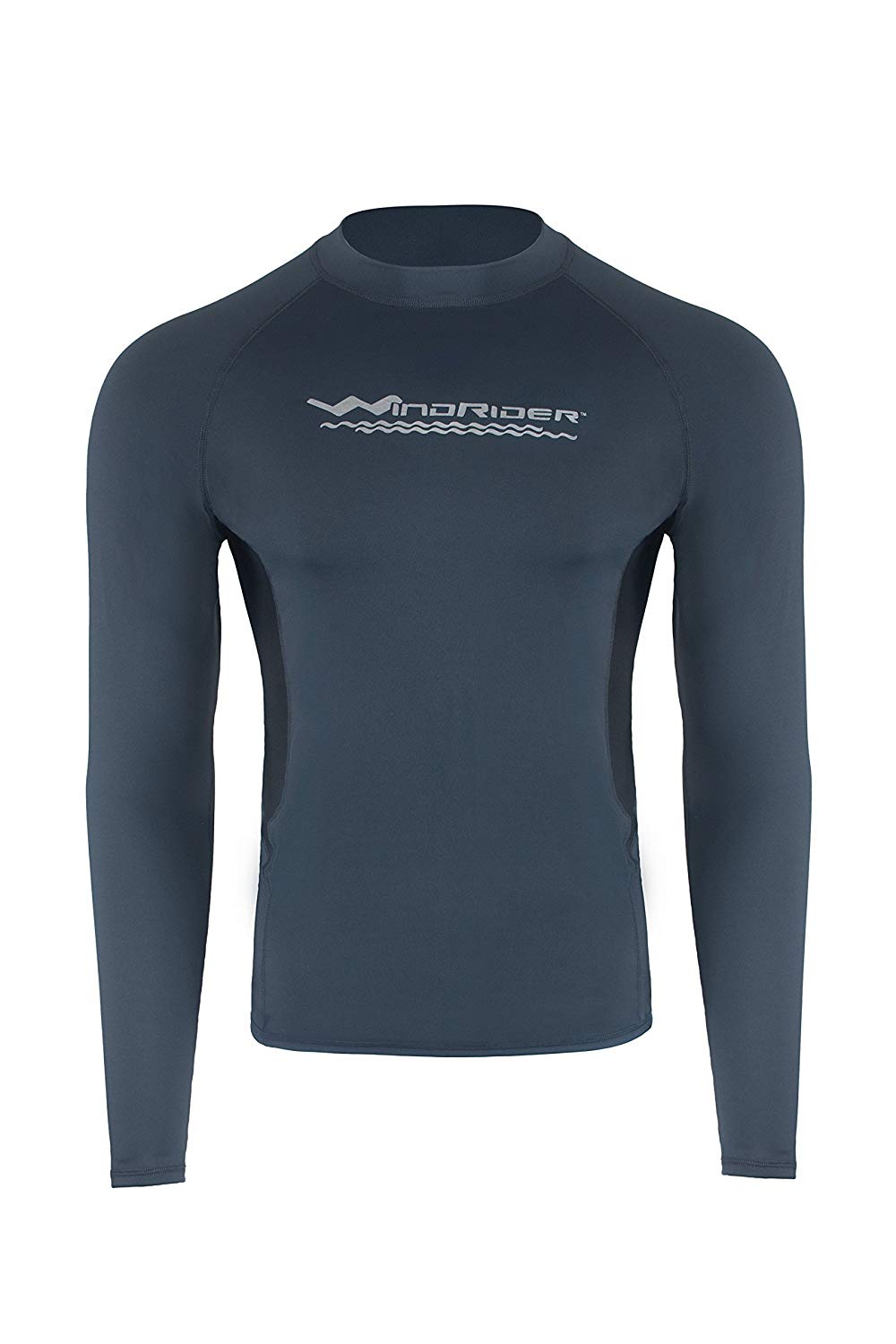 WindRider Men's Rash Guard Swim Shirt – Long Sleeve UPF 50+ Performance Fit  