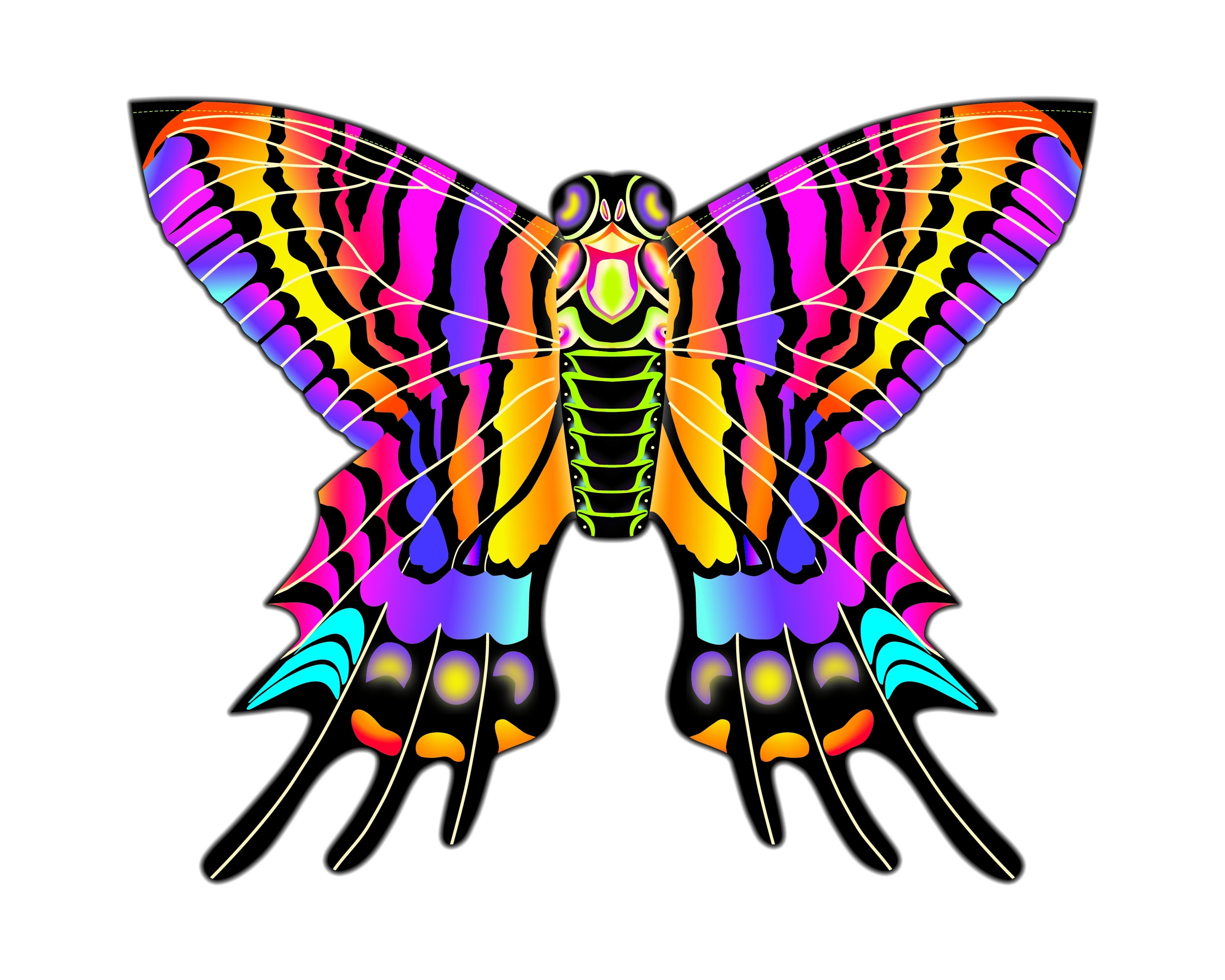 WindZone - Butterfly Supersized Nylon Kite