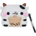 thumbnail image 1 of WindamazingStory AirPods 3rd Gen 3D Cartoon Earbud Case with Keychain, Milktea Cow, 1 of 4