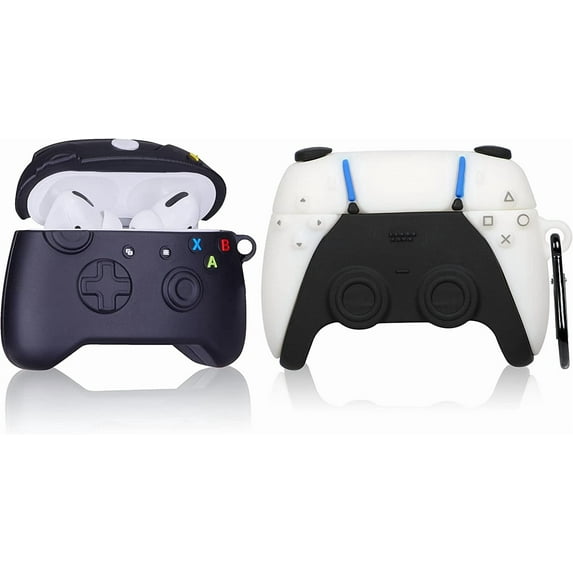 WindamazingStory Airpods Pro 3D Cartoon Earbud Case with Keychain, 2 Count