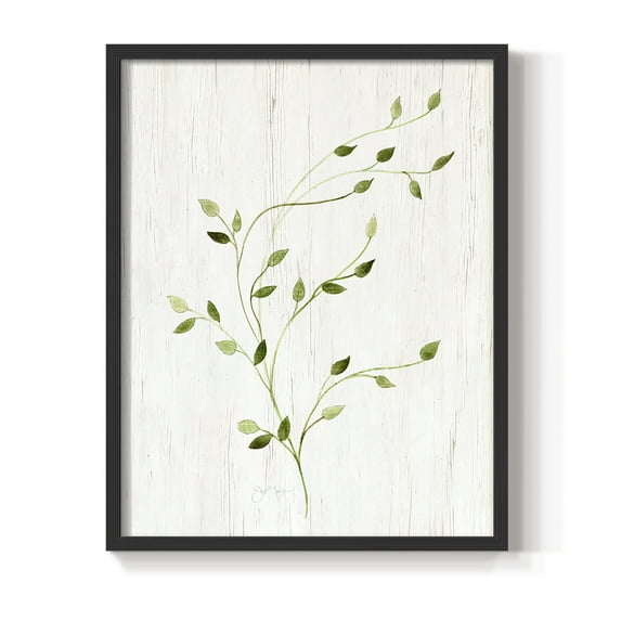 Windblown Leaves I Framed Print - Solid Wood in Single Picture Frame Solid Wood 2 Framed Print
