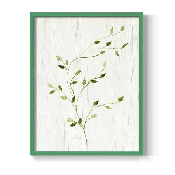 Windblown Leaves I Framed Print - Solid Wood in Single Picture Frame Solid Wood 2 Framed Print