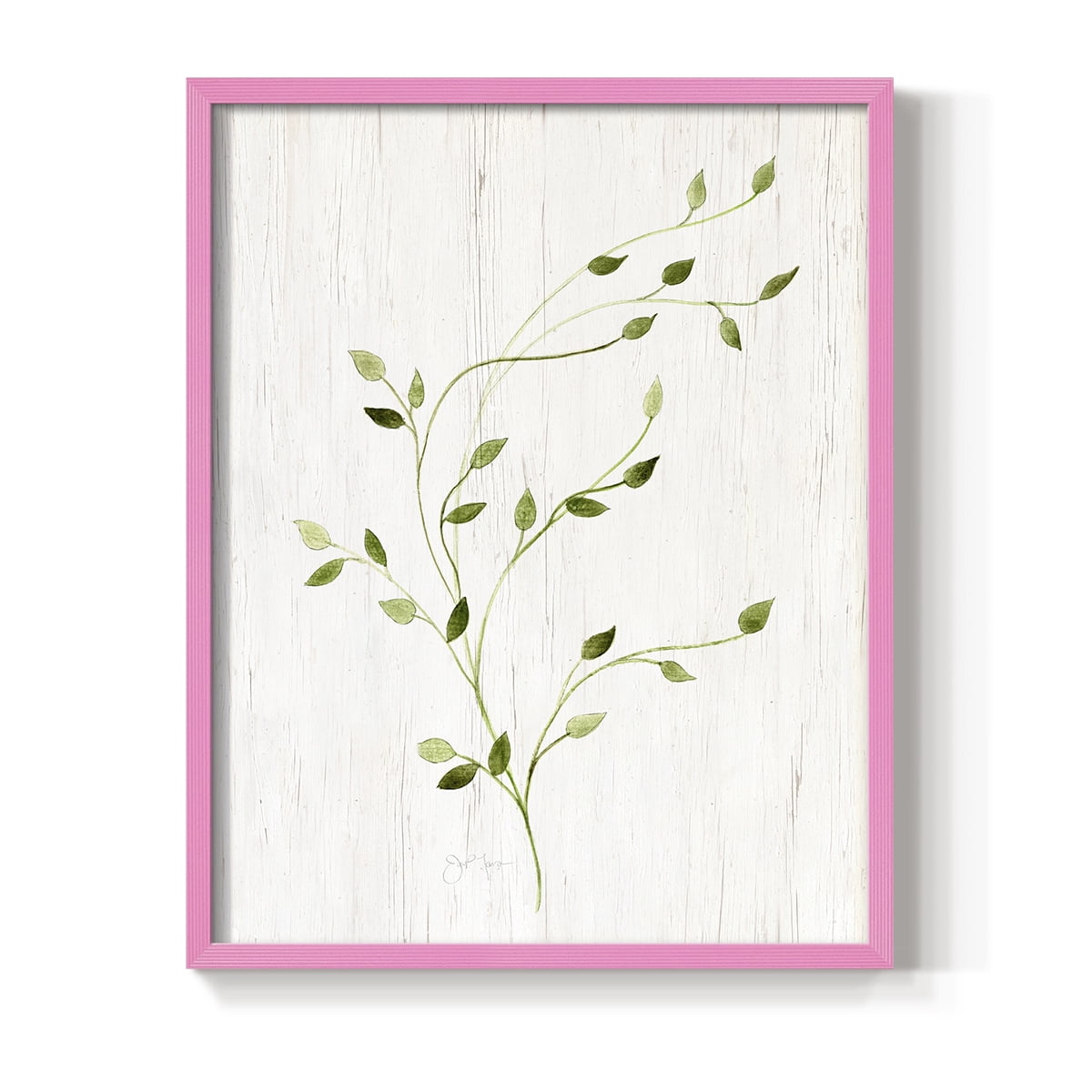 Windblown Leaves I Framed Print - Solid Wood in Single Picture Frame Solid Wood 2 Framed Print