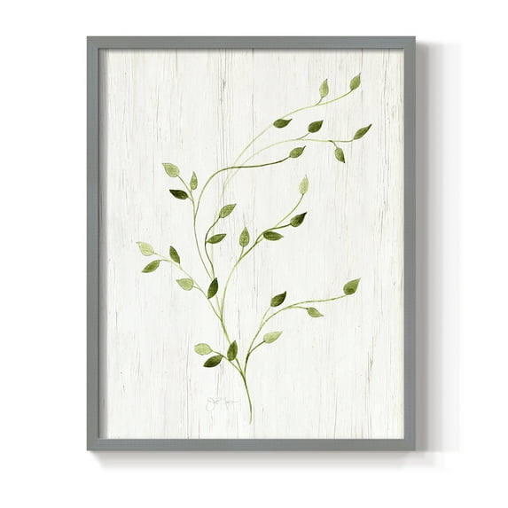 Windblown Leaves I Framed Print - Solid Wood in Single Picture Frame Solid Wood 2 Framed Print