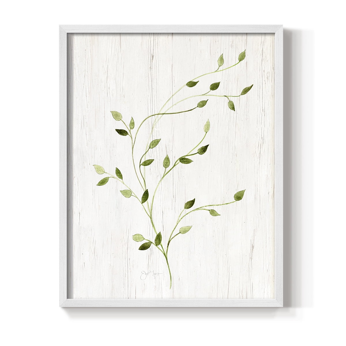 Windblown Leaves I Framed Print - Solid Wood in Single Picture Frame Solid Wood 2 Framed Print