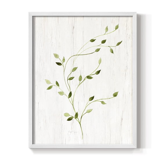 Windblown Leaves I Framed Print - Solid Wood in Single Picture Frame Solid Wood 2 Framed Print